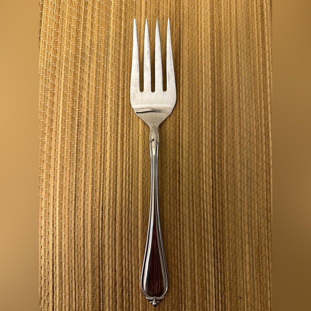 Reed & Barton Select SOLANGE Meat Serving Fork Stainless Discontinued Pattern